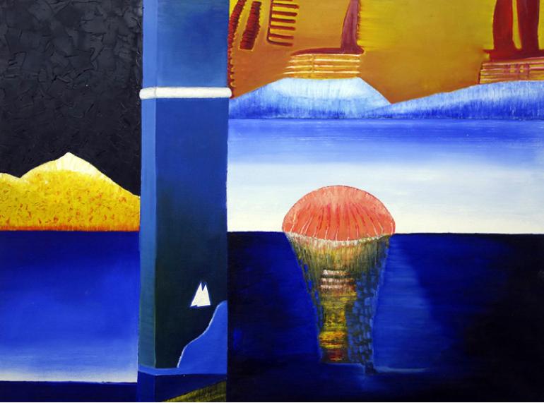 29.Medusa.150x110 Ol Leinwand